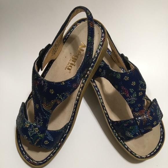 Alegria KEN-158 Kendra Leather T-Strap Sandals - Picture 16 of 16